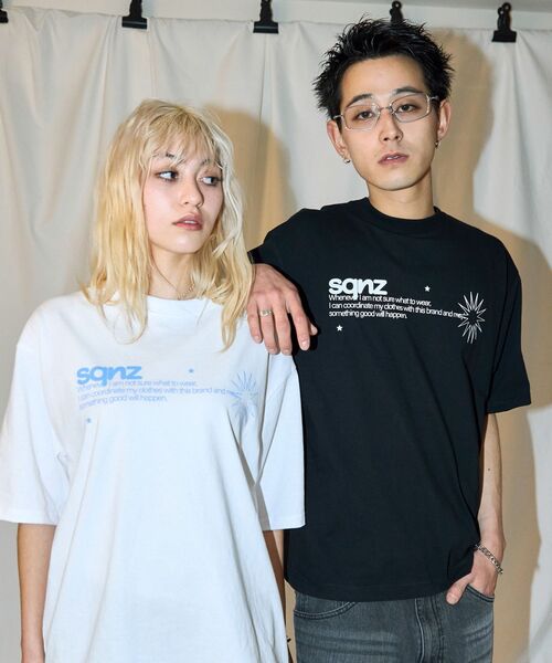 SEQUENZ（シークエンズ）の「【sqnz（エスキュンズ）】sqnz logo s/s tee / Tシャツ 半袖 クルーネック 短丈（Tシャツ/カットソー・メンズ・ホワイト/その他2/ブラック・SMALL/MEDIUM/LARGE）」の14枚目の写真