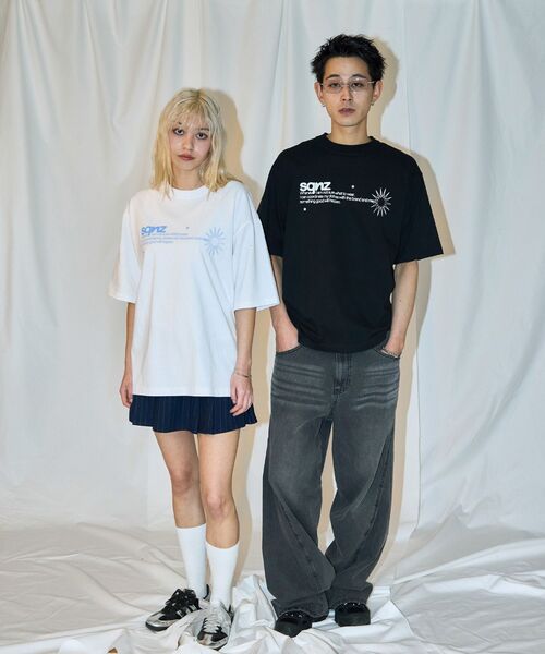 SEQUENZ（シークエンズ）の「【sqnz（エスキュンズ）】sqnz logo s/s tee / Tシャツ 半袖 クルーネック 短丈（Tシャツ/カットソー・メンズ・ホワイト/その他2/ブラック・SMALL/MEDIUM/LARGE）」の15枚目の写真