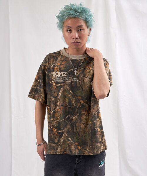 sqnz（エスキュンズ）】sqnz logo s/s tee / Tシャツ 半袖 クルー