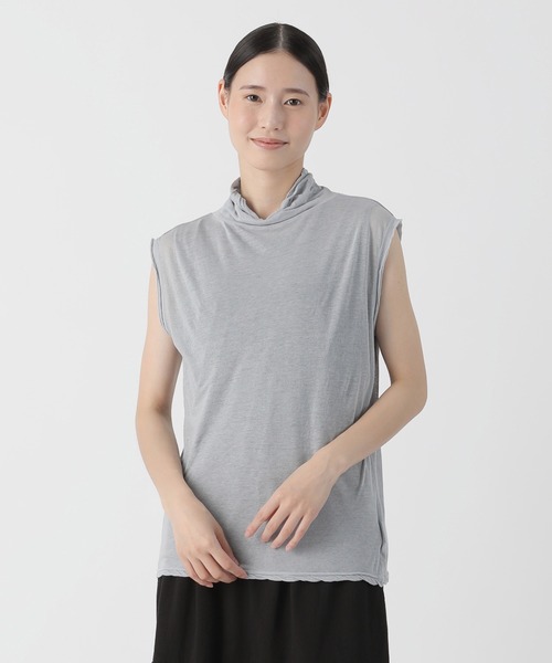 Plantation（プランテーション）の「エジプトコットンⅡ / タンクトップ / (O)（タンクトップ・レディース・グレー/ネイビー/ブラック/ホワイト/マスタード・M size）」の3枚目の写真