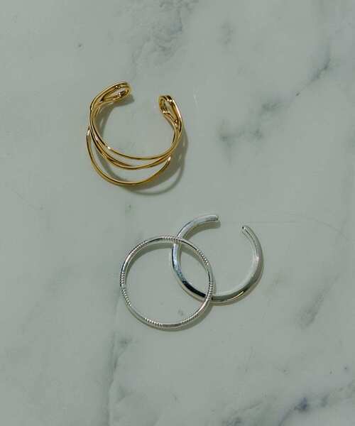 SMELLY（スメリー）の「3セットリング（リング・レディース・シルバー系その他・-）」の2枚目の写真