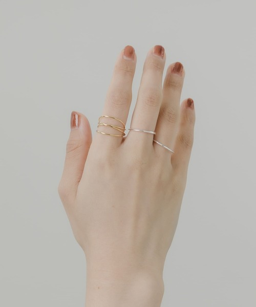 SMELLY（スメリー）の「3セットリング（リング・レディース・シルバー系その他・-）」の3枚目の写真