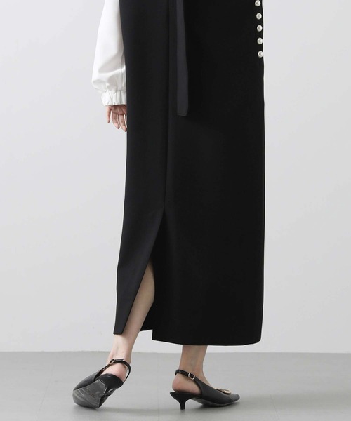 anana（アナナ）の「サイドパールＶネックジャンバースカート（ワンピース・レディース・ブラック・FREE）」の13枚目の写真