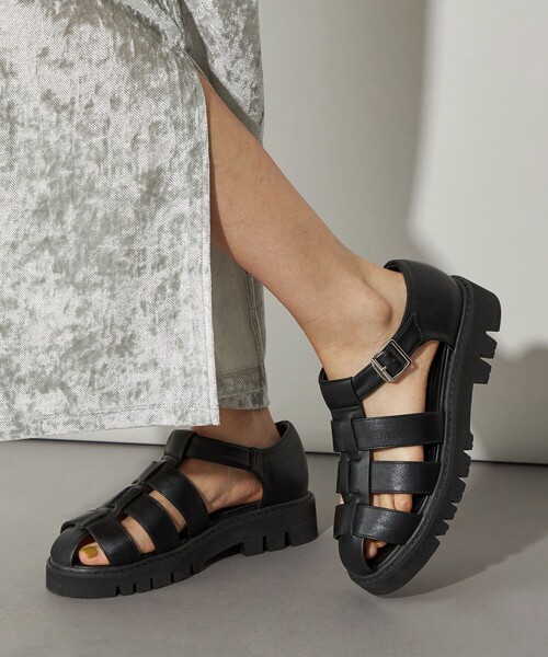 新品・未使用トラックソールグルカサンダル 23.5センチ CITEN＞トラックソールグルカサンダル｜シテンの通販｜&mall