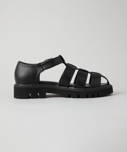 CITEN（シテン）の「＜CITEN＞トラックソールグルカサンダル（サンダル・レディース・ブラック・S/M/L）」の16枚目の写真