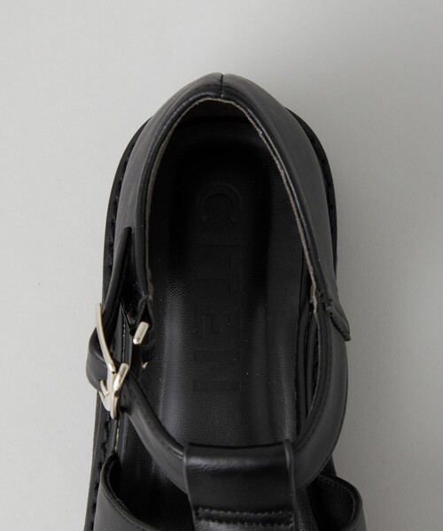 CITEN（シテン）の「＜CITEN＞トラックソールグルカサンダル（サンダル・レディース・ブラック・S/M/L）」の4枚目の写真