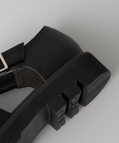 CITEN（シテン）の「＜CITEN＞トラックソールグルカサンダル（サンダル・レディース・ブラック・S/M/L）」の2枚目の写真