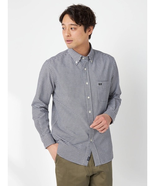 McGREGOR(マックレガー)の「オックスチェック(シャツ/ブラウス・メンズ・ブラック/ワイン/レッド/ブルー・M/L)」の3枚目の写真