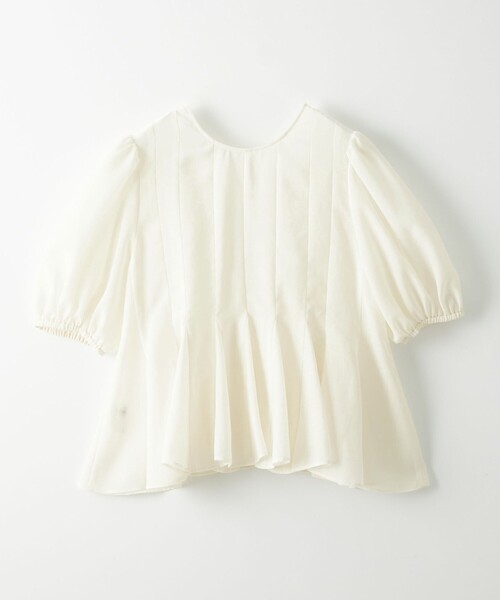 ＜EMMEL REFINES＞EM スパンボイル タック 2WAY ブラウス EMMEL REFINES＞EM スパンボイル タック 2WAY ブラウス（シャツ