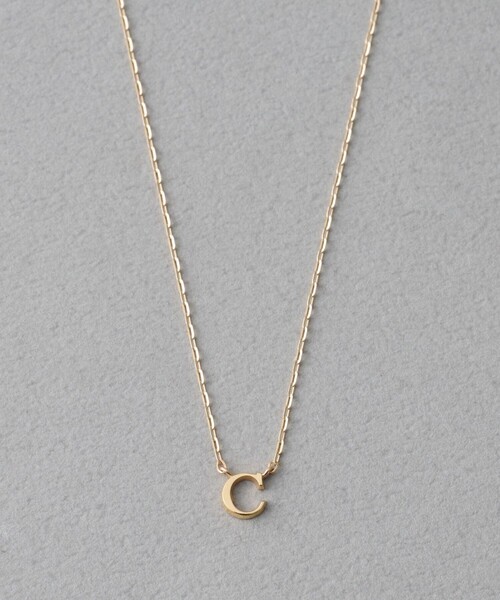 コード] K10YG イニシャル ネックレス（ネックレス）｜ete（エテ）の