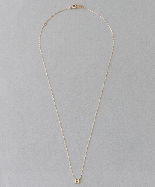 コード] K10YG イニシャル ネックレス（ネックレス）｜ete（エテ）の