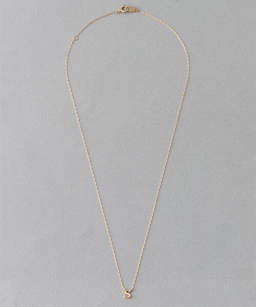 コード] K10YG イニシャル ネックレス（ネックレス）｜ete（エテ）の