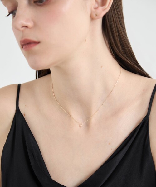 コード] K10YG イニシャル ネックレス（ネックレス）｜ete（エテ）の