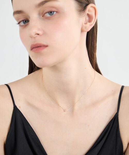 コード] K10YG イニシャル ネックレス（ネックレス）｜ete（エテ）の