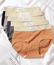 Lace Ladies（レースレディース）の「【5枚セット】配色 バンド リブ ショーツ（ショーツ）」
