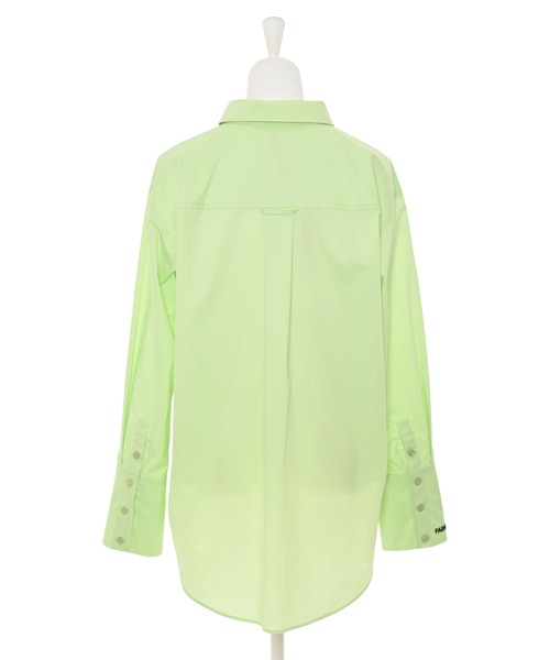 Narcissus（ナルシス）の「【Original】ロゴカラーシャツ/刺繍ロゴ《動画あり》（シャツ/ブラウス・レディース・ブルー/グリーン/ホワイト・FREE）」の7枚目の写真