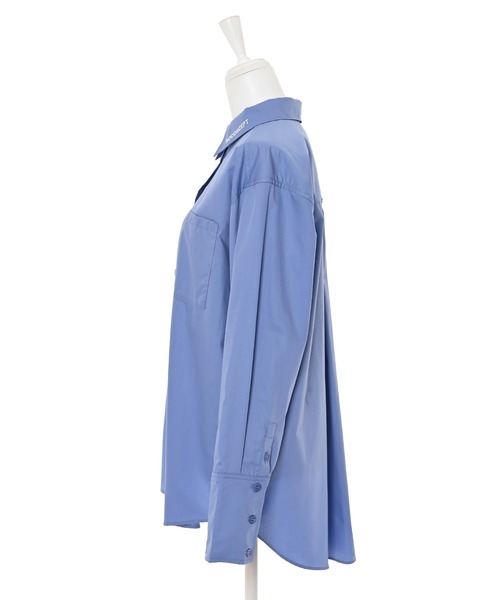 Narcissus（ナルシス）の「【Original】ロゴカラーシャツ/刺繍ロゴ《動画あり》（シャツ/ブラウス・レディース・ブルー/グリーン/ホワイト・FREE）」の9枚目の写真