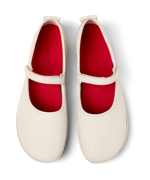CAMPER（カンペール）の「[カンペール] RIGHT NINA / フラットシューズ（バレエシューズ・レディース・ホワイト・23.5cm/25.0cm/23.0cm/24.0cm/25.5cm/22.5cm）」の4枚目の写真
