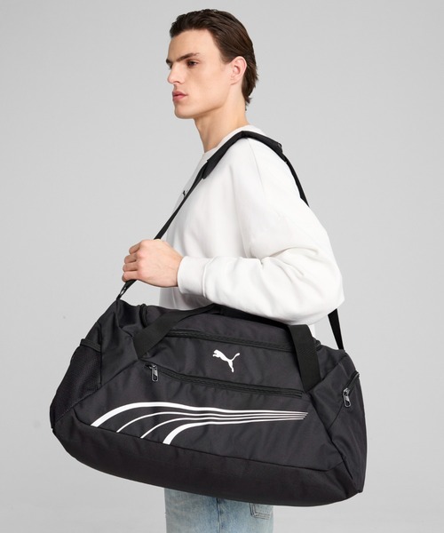 PUMA(プーマ)の「PUMA プーマ ユニセックス プーマ ファンダメンタル ミディアム スポーツ(ボストンバッグ・メンズ・ブラック/グレー系その他・フリー)」の1枚目の写真