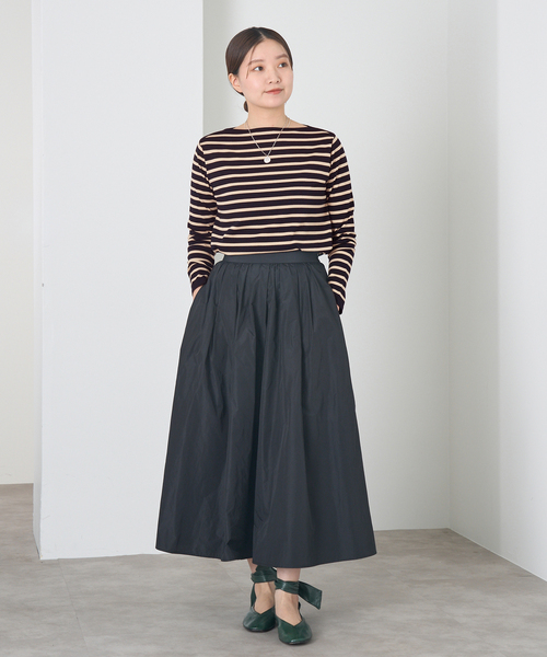 新品タグ付き　IENA　SEATTLE度詰めボーダーボートネックニット 追加》SEATTLE度詰めボーダーボートネックニット（ニット