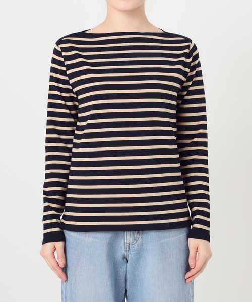 新品タグ付き　IENA　SEATTLE度詰めボーダーボートネックニット SEATTLE度詰めボーダーボートネックニット（ニット／セーター）｜IENA