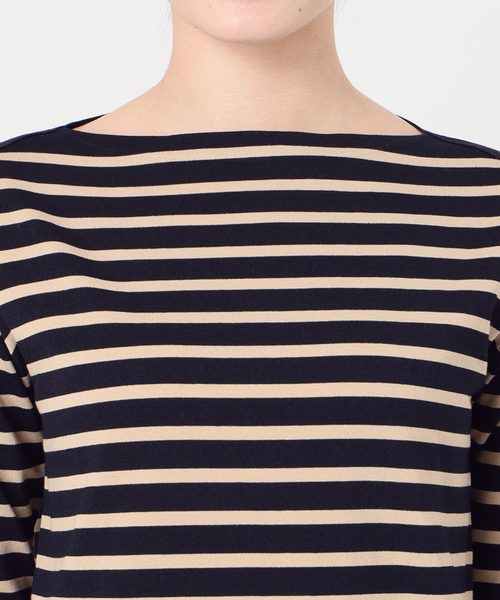 追加》SEATTLE度詰めボーダーボートネックニット（ニット