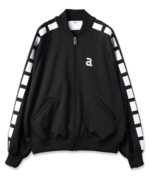 amok（アモク）の「WIDE STITCH TRACK JACKET（ジャージ・メンズ・レッド/ブラック・S/M）」の5枚目の写真