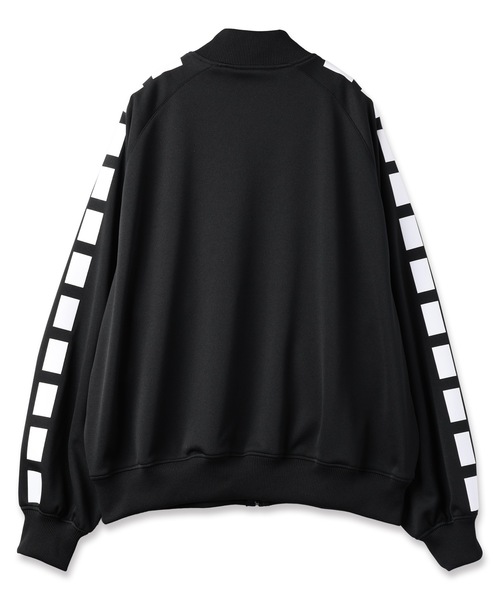 amok（アモク）の「WIDE STITCH TRACK JACKET（ジャージ・メンズ・レッド/ブラック・S/M）」の6枚目の写真