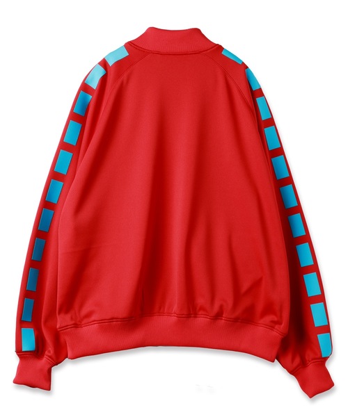 amok（アモク）の「WIDE STITCH TRACK JACKET（ジャージ・メンズ・レッド/ブラック・S/M）」の8枚目の写真