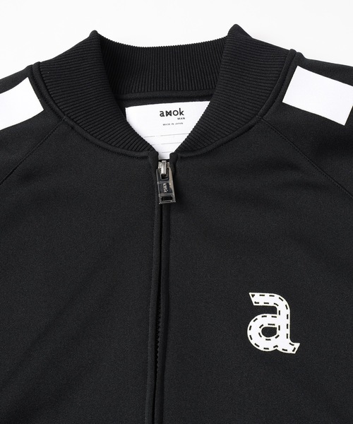 amok（アモク）の「WIDE STITCH TRACK JACKET（ジャージ・メンズ・レッド/ブラック・S/M）」の9枚目の写真