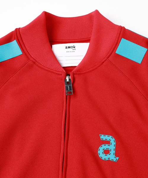 amok（アモク）の「WIDE STITCH TRACK JACKET（ジャージ・メンズ・レッド/ブラック・S/M）」の15枚目の写真