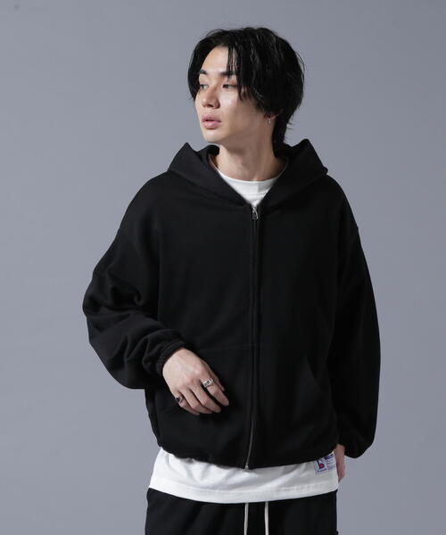 DANKE SCHON(ダンケシェーン)の「【WEB&DEPOT限定】DankeSchon/ダンケシェーン/SWEAT SHORT ZIPHOODIE(パーカー・レディース・グレー/ブラック・L/M/S)」の22枚目の写真