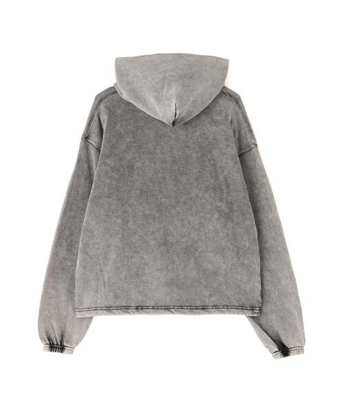 DANKE SCHON(ダンケシェーン)の「【WEB&DEPOT限定】DankeSchon/ダンケシェーン/SWEAT SHORT ZIPHOODIE(パーカー・レディース・グレー/ブラック・L/M/S)」の10枚目の写真