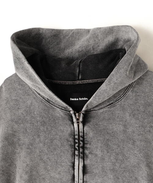 DANKE SCHON(ダンケシェーン)の「【WEB&DEPOT限定】DankeSchon/ダンケシェーン/SWEAT SHORT ZIPHOODIE(パーカー・レディース・グレー/ブラック・L/M/S)」の11枚目の写真