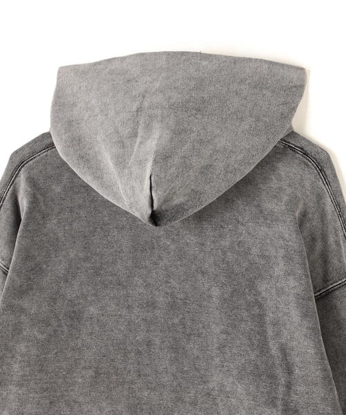 DANKE SCHON(ダンケシェーン)の「【WEB&DEPOT限定】DankeSchon/ダンケシェーン/SWEAT SHORT ZIPHOODIE(パーカー・レディース・グレー/ブラック・L/M/S)」の16枚目の写真