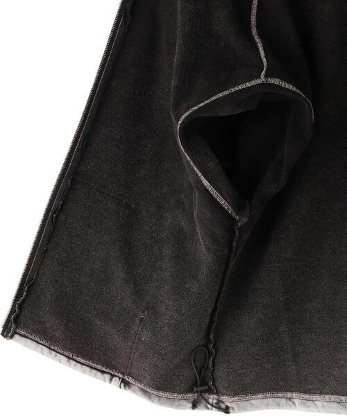 DANKE SCHON(ダンケシェーン)の「【WEB&DEPOT限定】DankeSchon/ダンケシェーン/SWEAT SHORT ZIPHOODIE(パーカー・レディース・グレー/ブラック・L/M/S)」の18枚目の写真