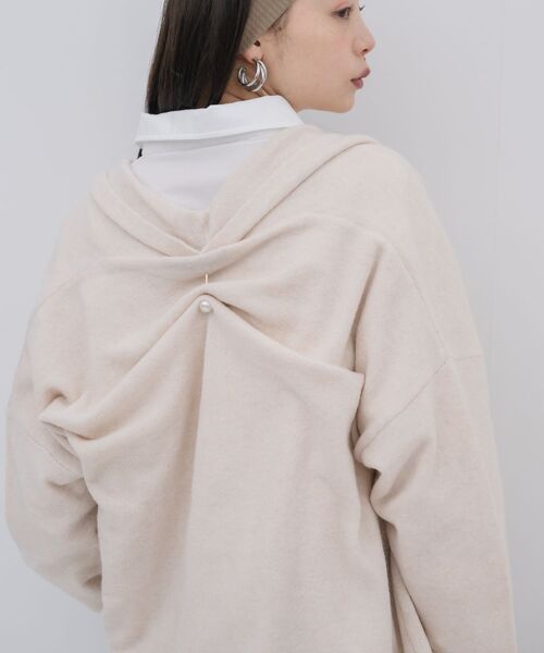 kivi(キヴィ)の「topper cardigan(カーディガン/ボレロ・レディース・ライトグレー/ブルー/ナチュラル・FREE)」の2枚目の写真