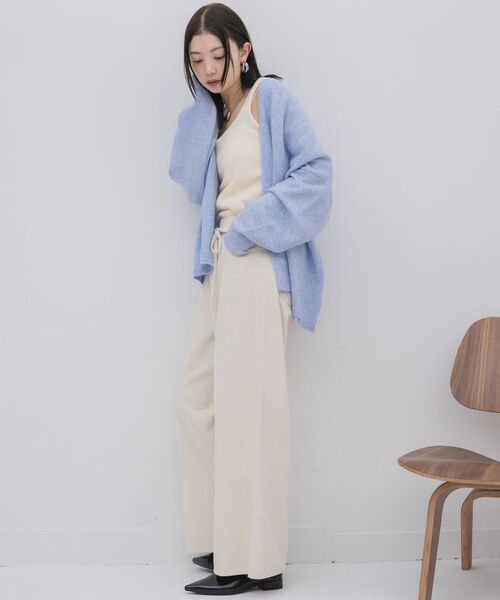 kivi(キヴィ)の「topper cardigan(カーディガン/ボレロ・レディース・ライトグレー/ブルー/ナチュラル・FREE)」の7枚目の写真