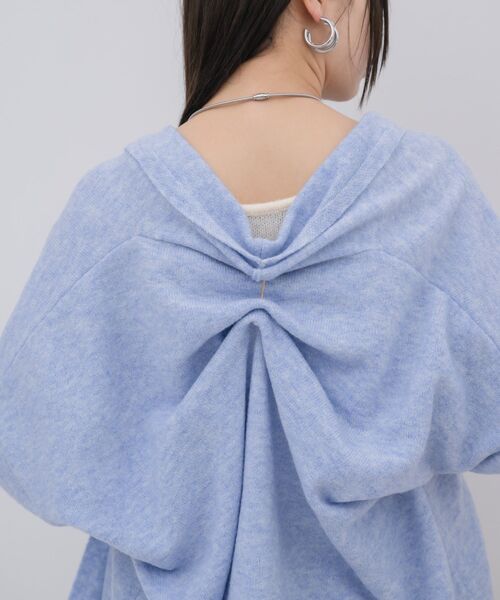 kivi(キヴィ)の「topper cardigan(カーディガン/ボレロ・レディース・ライトグレー/ブルー/ナチュラル・FREE)」の17枚目の写真