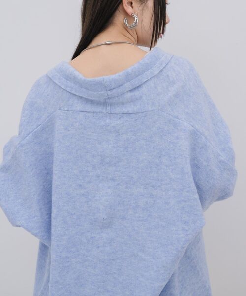 kivi(キヴィ)の「topper cardigan(カーディガン/ボレロ・レディース・ライトグレー/ブルー/ナチュラル・FREE)」の18枚目の写真