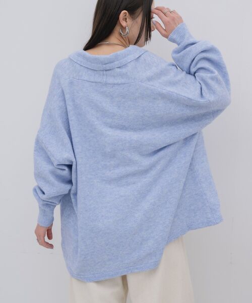 kivi(キヴィ)の「topper cardigan(カーディガン/ボレロ・レディース・ライトグレー/ブルー/ナチュラル・FREE)」の19枚目の写真