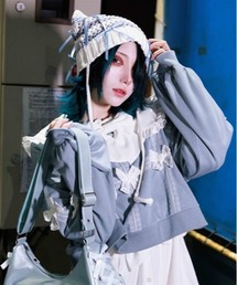 axes femme POETIQUE | レースリボンカットプル(Tシャツ/カットソー)