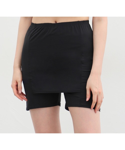 Honeys（ハニーズ）の「【抗菌防臭・静電気軽減】Ｙラインカバーぺチパンツ（インナーウェア/肌着・レディース・ブラック/ベージュ・LL/S/M/L）」の2枚目の写真