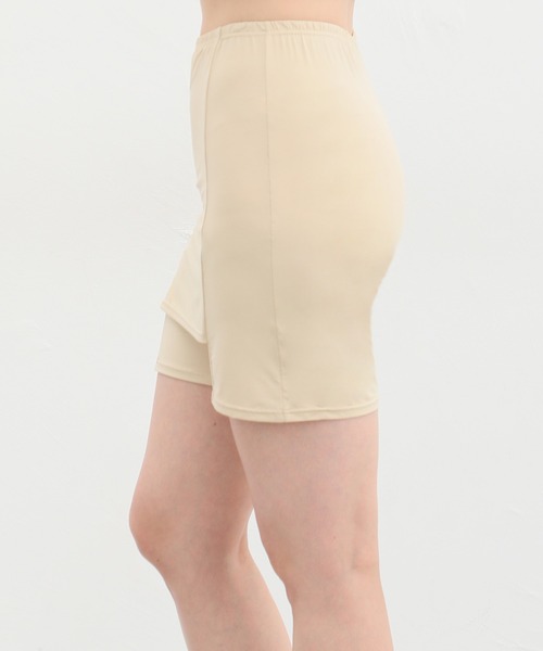 Honeys（ハニーズ）の「【抗菌防臭・静電気軽減】Ｙラインカバーぺチパンツ（インナーウェア/肌着・レディース・ブラック/ベージュ・LL/S/M/L）」の3枚目の写真