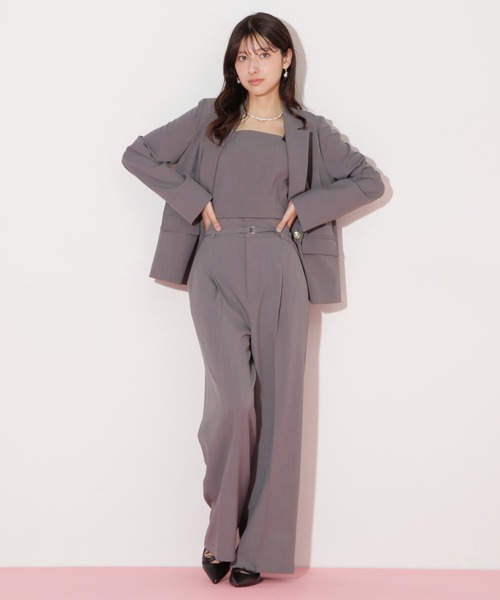 JILL by JILL STUART（ジルバイジルスチュアート）の「〈セットアップ対応〉サマーツイルワイドパンツ（その他パンツ・レディース・グレー/ブルー/ベージュ・SMALL/MEDIUM）」の13枚目の写真