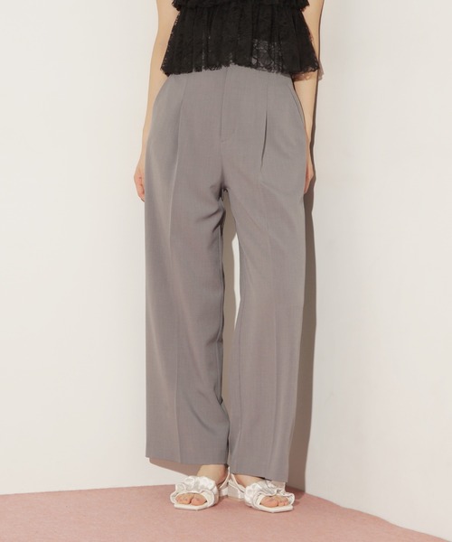 JILL by JILL STUART（ジルバイジルスチュアート）の「〈セットアップ対応〉サマーツイルワイドパンツ（その他パンツ・レディース・グレー/ブルー/ベージュ・SMALL/MEDIUM）」の17枚目の写真