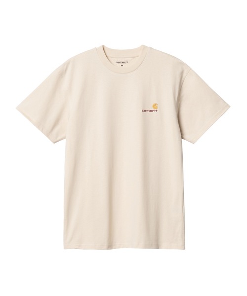 Carhartt WIP(カーハートダブリューアイピー)の「S/S AMERICAN SCRIPT T-SHIRT(Tシャツ/カットソー・メンズ・ホワイト/キナリ/ブラック・MEDIUM/SMALL/X-LARGE/LARGE)」の5枚目の写真