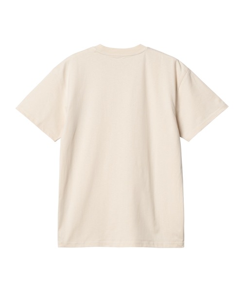 Carhartt WIP(カーハートダブリューアイピー)の「S/S AMERICAN SCRIPT T-SHIRT(Tシャツ/カットソー・メンズ・ホワイト/キナリ/ブラック・MEDIUM/SMALL/X-LARGE/LARGE)」の4枚目の写真