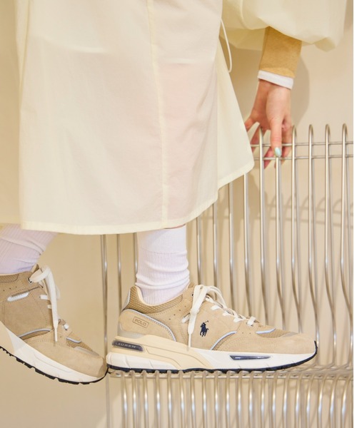 emmi（エミ）の「【RALPH LAUREN HOME】TRACKSTR 250（スニーカー・レディース・ライトベージュ・23cm/23.5cm/24cm/24.5cm）」の4枚目の写真