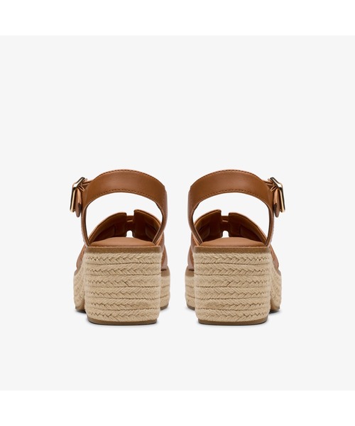 Clarks（クラークス）の「Coledale Strap / コールデールストラップ（タンレザー）（サンダル・レディース・ブラウン・UK6/UK5.5/UK5/UK4.5/UK4/UK3.5/UK3）」の5枚目の写真